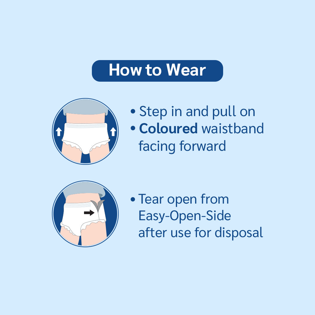KindFit pull-up diaper soft breathable layer for elderly care